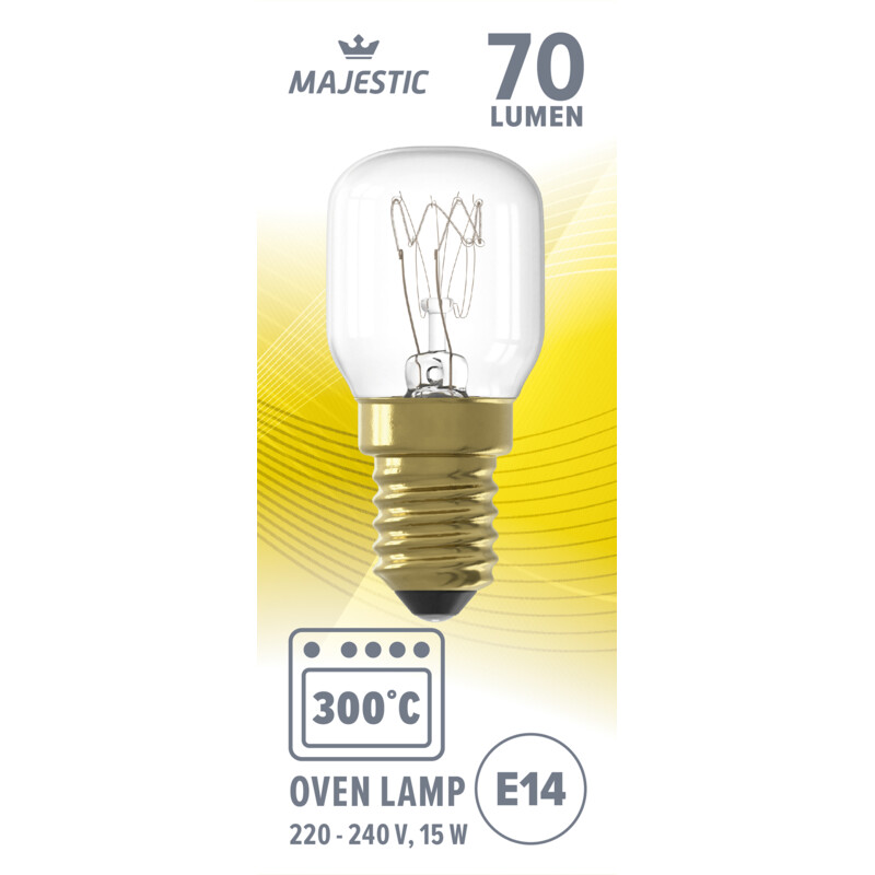 Majestic Ovenlamp E14 15W