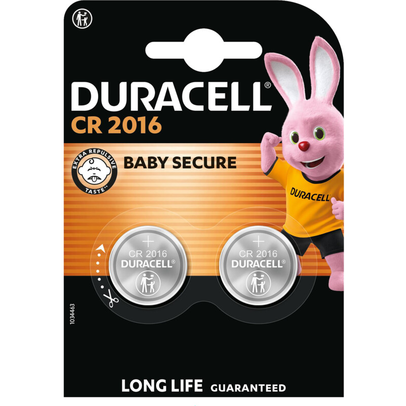 Duracell 2016 Lithium-knoopcelbatterijen CR2016