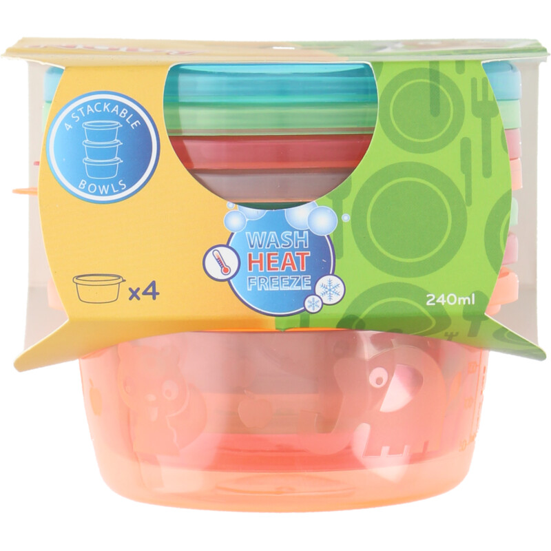 Nuby Snackkommetjes 240 ml 3m+