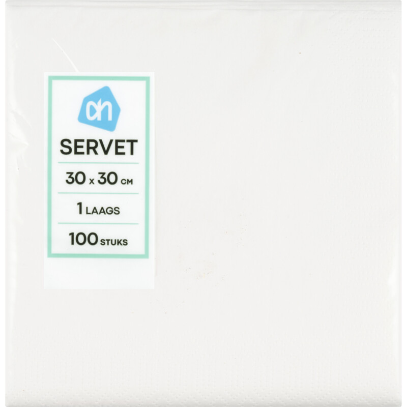 AH Servet wit 1 laags