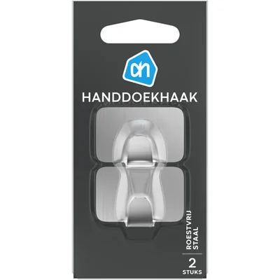 AH Handdoekhaakjes roestvrij staal