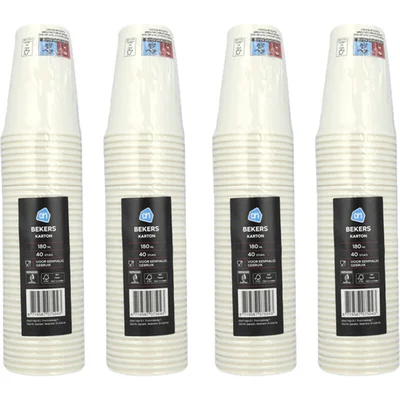 AH BBQ disposable beker 4-pack