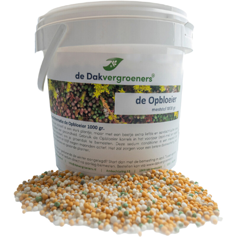de Dakvergroeners Groendak meststof 3 liter