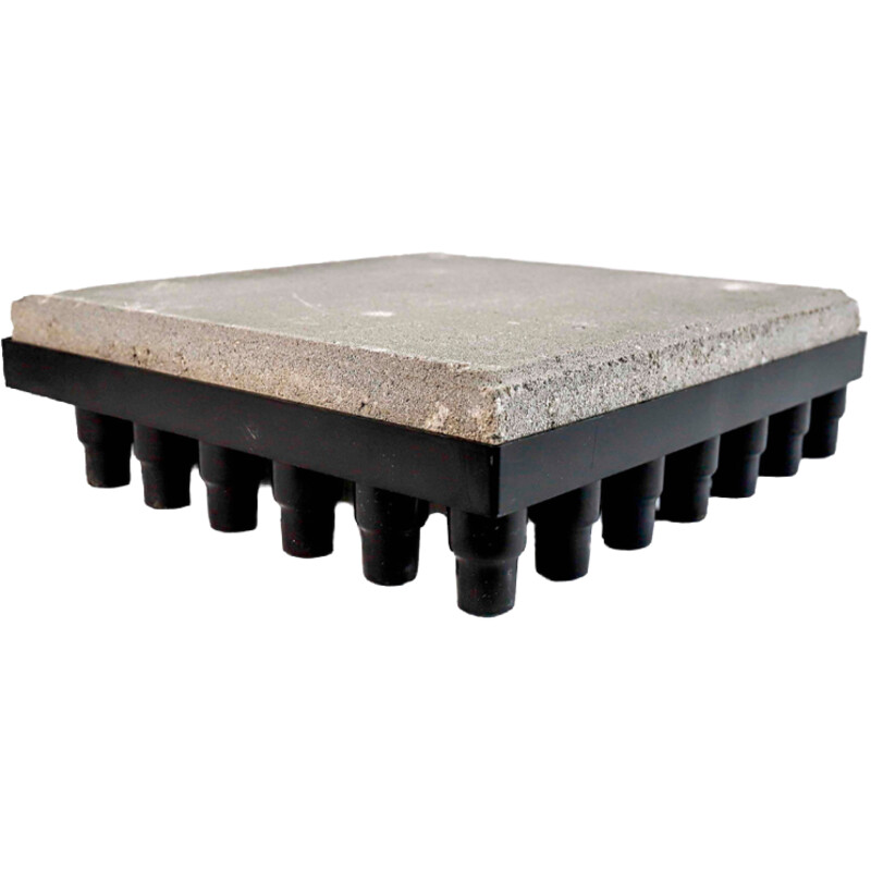 de Dakvergroeners Tegelbladvanger inclusief betontegel