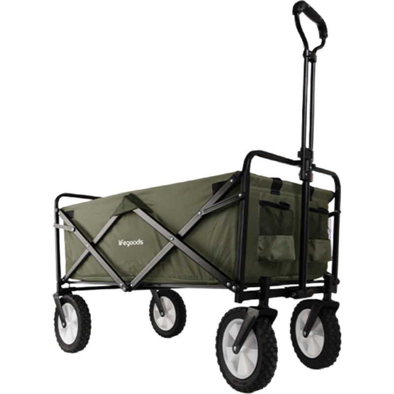 Lifegoods Foldable wagon 70 KG - Green