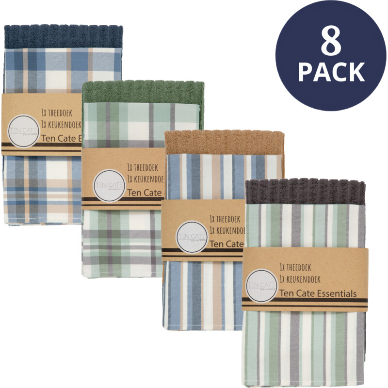 Ten Cate 4x essentials theedoeken 4x keukendoeken