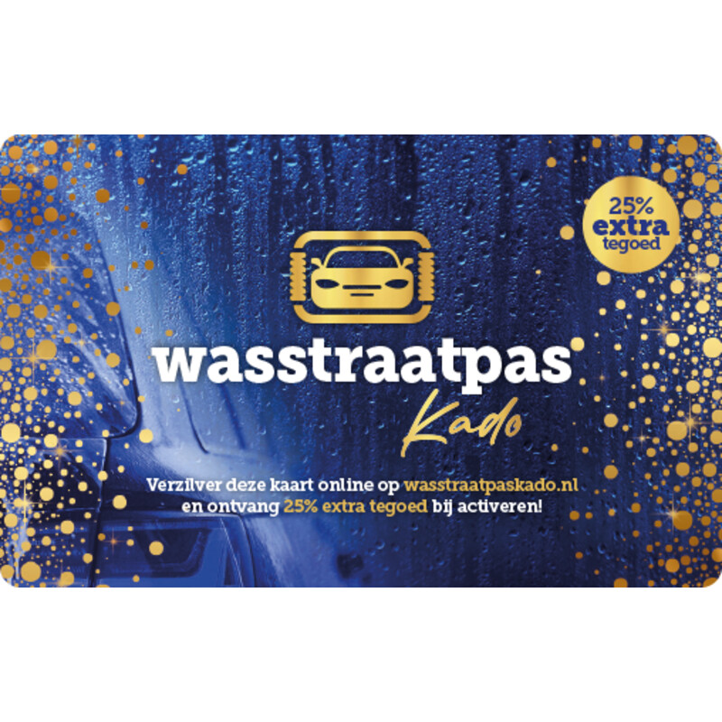  Wasstraatpas 5 euro