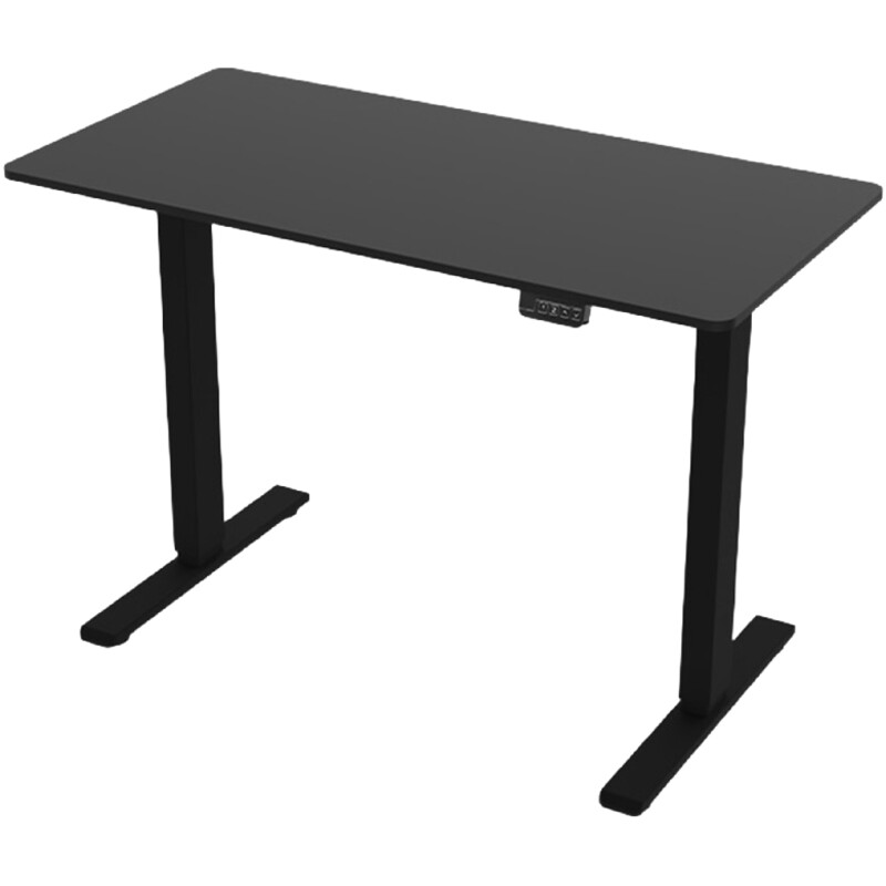 Brixy Zit sta bureau elektrisch zwart 140x60cm