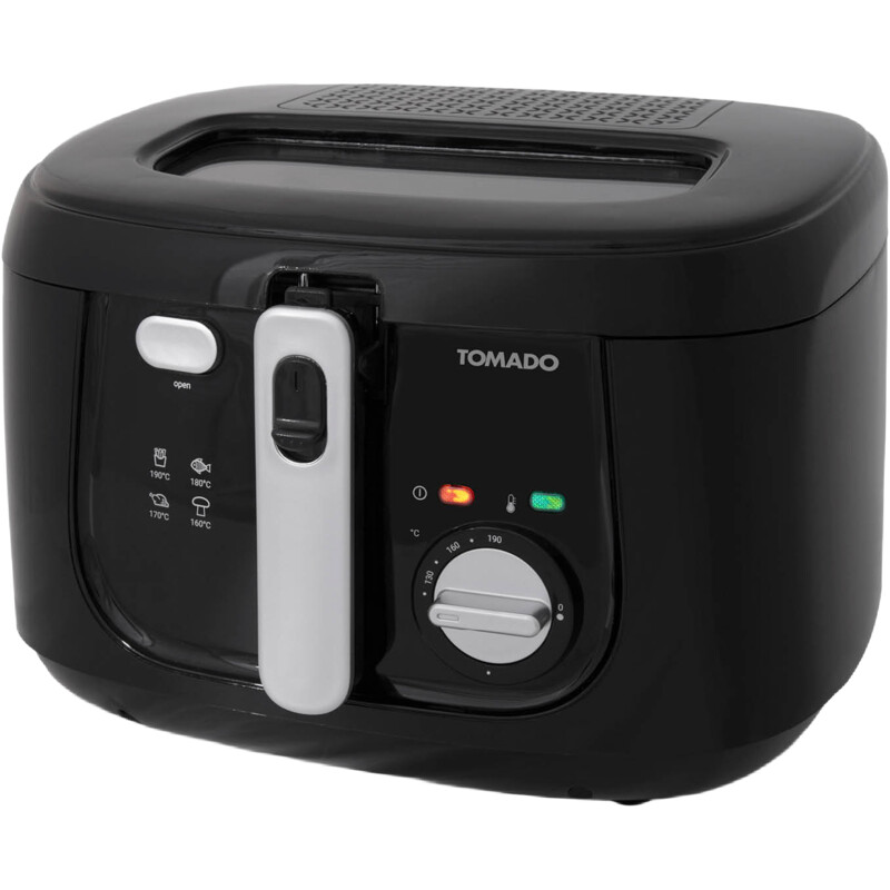 Tomado Frituurpan, 2,5 liter, zwart