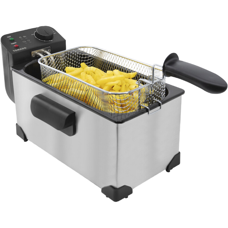 Tomado Frituurpan 3 liter zilver