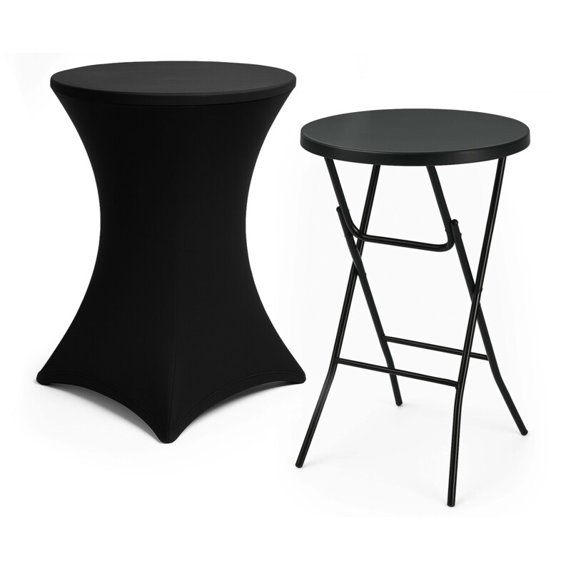 Brixy Statafel met rok zwart