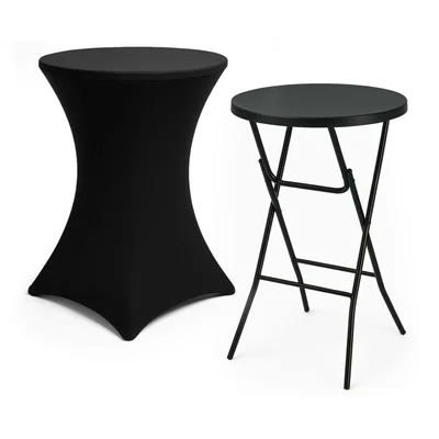 Brixy Statafel met rok zwart