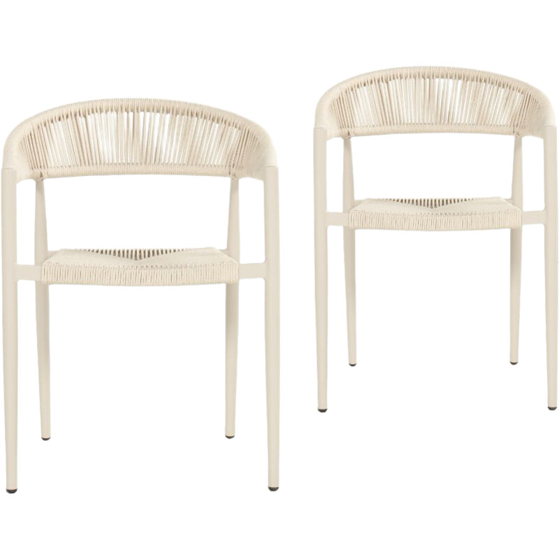 Hartman Pablo stoel summer sand 2 stuks