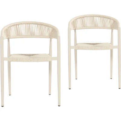 Hartman Pablo stoel summer sand 2 stuks