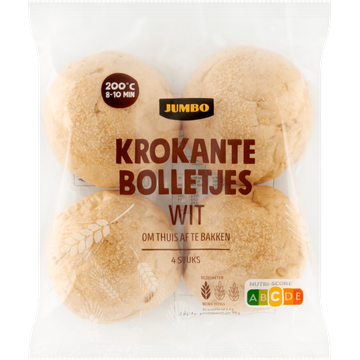 Jumbo - Krokante Bolletjes Wit - 4 Stuks