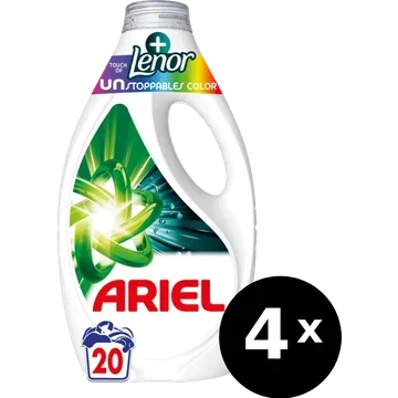 Ariel vloeibaar wasmiddel Unstoppable 4 x 20 wasbeurten