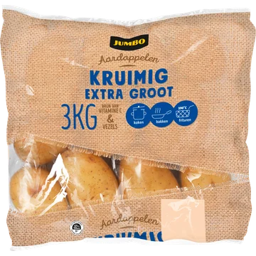 Jumbo Aardappelen Kruimig Extra Groot 3 kg