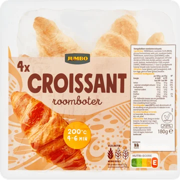 Jumbo - Roomboter Croissant - 4 Stuks
