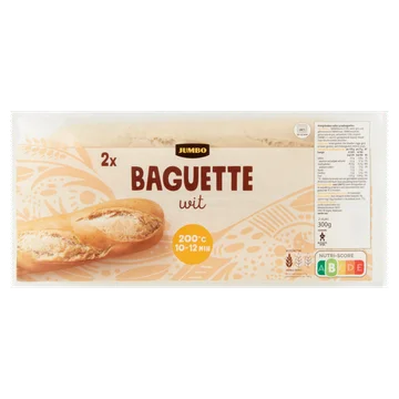 Jumbo - Baguette Wit - 2 Stuks