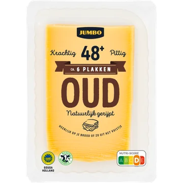 Jumbo Kaas Oud 48+ Plakken 190 g