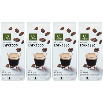 La Place Koffiebonen Lungo Originale Medium 4 x 1000 g