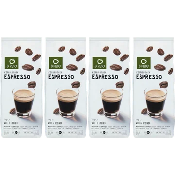 La Place Koffiebonen Lungo Originale Medium 4 x 1000 g