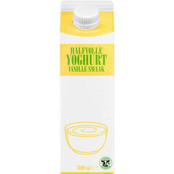 Halfvolle Vanille Yoghurt 1 L