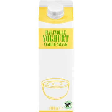 Halfvolle Vanille Yoghurt 1 L
