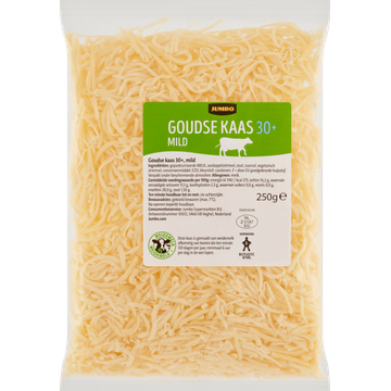 Jumbo Geraspte Goudse Kaas 30+ Mild 250 g