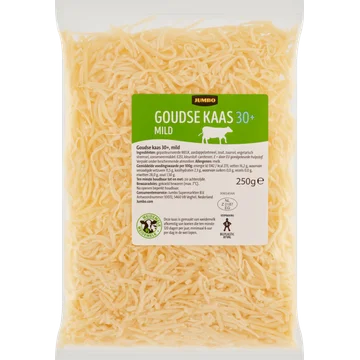 Jumbo Geraspte Goudse Kaas 30+ Mild 250 g