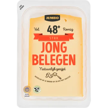 Jumbo Kaas Jong Belegen 48+ Stuk 535 g