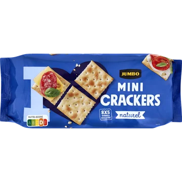 Jumbo Mini Crackers Naturel 8 x 5 Stuks