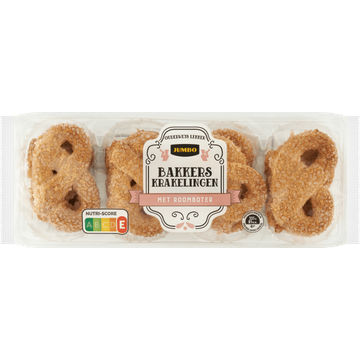 Jumbo Bakkers Krakelingen met Roomboter 200 g
