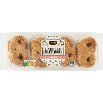 Jumbo Bakkers Krakelingen met Roomboter 200 g