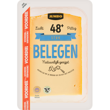 Jumbo Kaas Belegen 48+ Stuk Voordeelverpakking 910 g