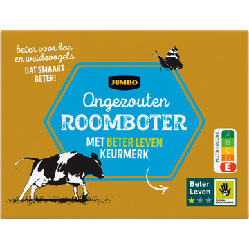Jumbo Ongezouten Roomboter 250 g