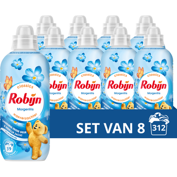 Robijn Wasverzachter Morgenfris 8 x 780 ml