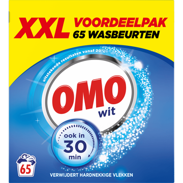 Omo XXL Waspoeder Wit 65 Wasbeurten