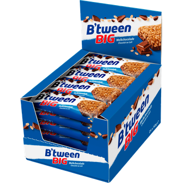 B'tween BIG Mueslireep Melkchocolade 24 x 50 g