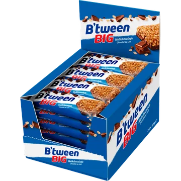 B'tween BIG Mueslireep Melkchocolade 24 x 50 g
