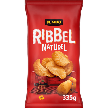 Jumbo Ribbel Naturel Big Pack 335 g