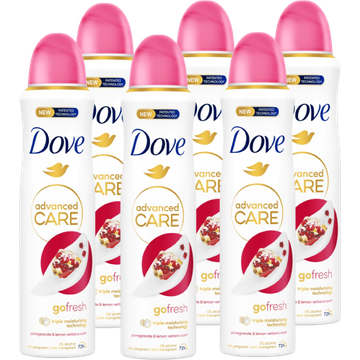 Dove Advanced Care Anti-Transpirant Pomegranate Scent 150ML 6 stuks