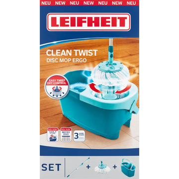 Leifheit Clean Twist Disc Mop Ergo Set