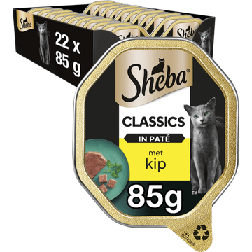 Sheba Finesse Mousse met Kip 22 x 85 g