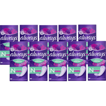 Always Daily Fresh Normal Met Een Frisse Geur 10 x 30 Stuks