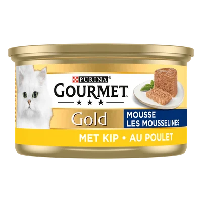 Gourmet Gold Mousse Kattenvoer natvoer met Kip