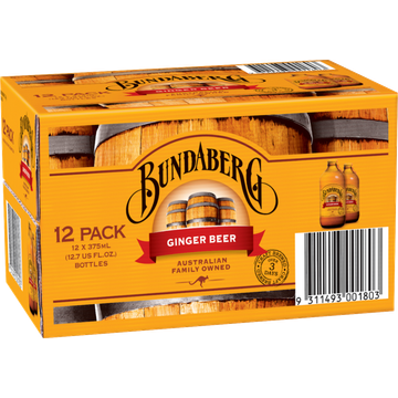 Bundaberg Ginger Beer 12 x 375 ml