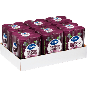 Hero Cassis The Original 24 x 250 ml
