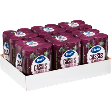 Hero Cassis The Original 24 x 250 ml