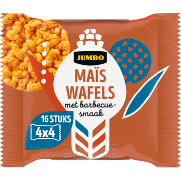Jumbo Maïswafels met Barbecuesmaak 4 x 4 Stuks